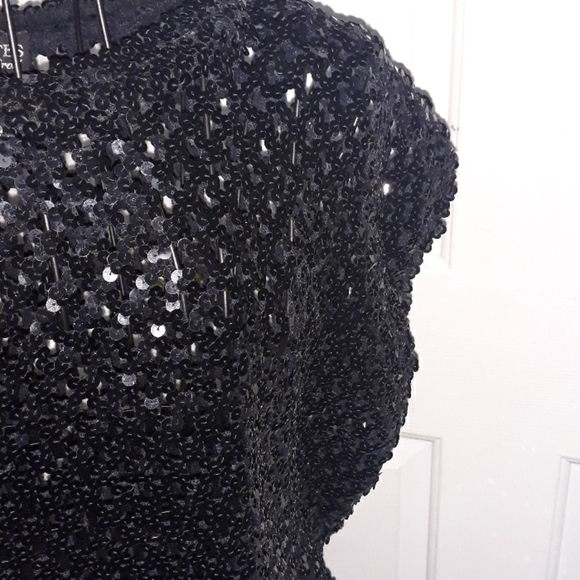 Toppettes by A. Brod-Vintage Sequin 2-piece set - Picture 2 of 4